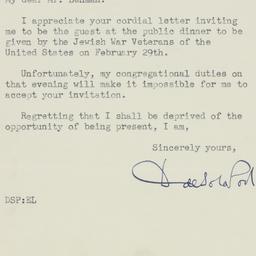 Letter: 1948 January 28