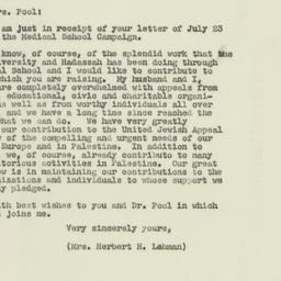 Letter: 1947 August 4