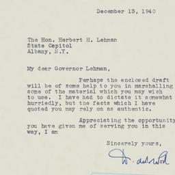 Letter: 1940 December 13
