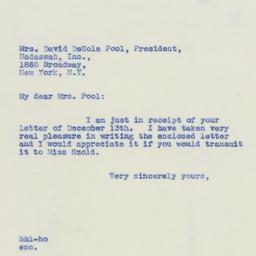 Letter: 1940 December 16