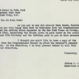 Letter: 1955 April 29
