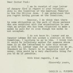Letter: 1950 January 25