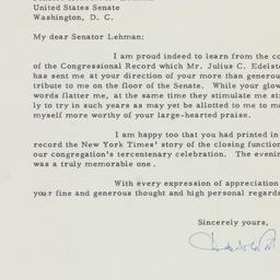 Letter: 1955 May 3