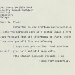 Letter: 1956 January 5