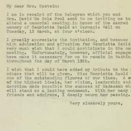 Letter: 1945 February 27