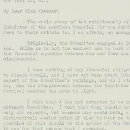 Letter: 1950 January 23