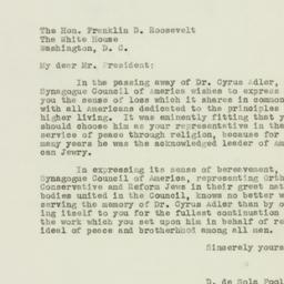 Letter: 1940 April 10
