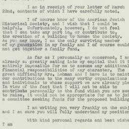 Letter: 1950 April 3