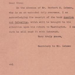 Letter: 1944 November 16