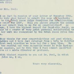 Letter: 1936 December 4