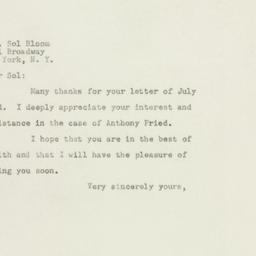 Letter: 1948 July 26