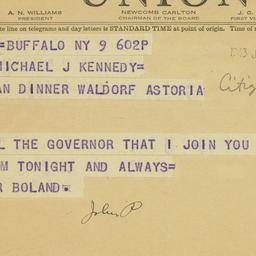 Telegram: 1943 January 9