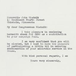 Letter: 1958 October 21