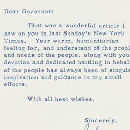 Letter: 1958 March 22