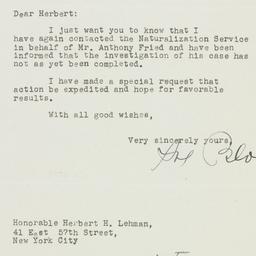 Letter: 1948 August 19
