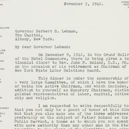 Letter: 1942 November 3