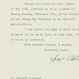 Letter: 1948 January 19