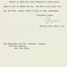 Letter: 1961 September 28