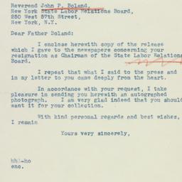 Letter: 1942 November 16