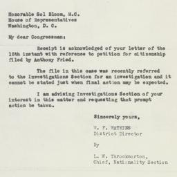 Letter: 1948 July 20