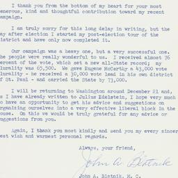 Letter: 1958 December 12