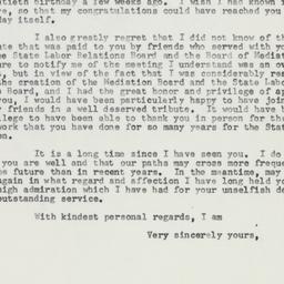 Letter: 1958 April 30