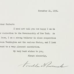 Letter: 1936 November 21