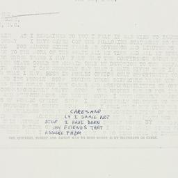Telegram: 1936 May 20