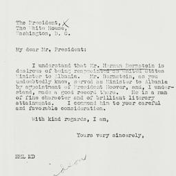 Letter: 1935 April 29