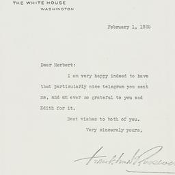 Letter: 1935 February 1