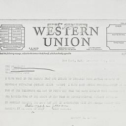 Telegram: 1936 December 29
