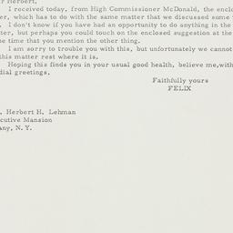 Letter: 1935 November 8