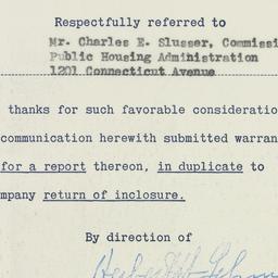 Administrative Record: 1954...