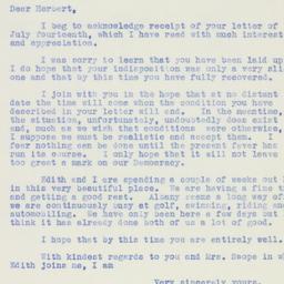 Letter: 1939 July 26