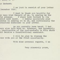 Letter: 1932 December 28