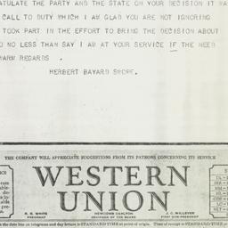 Telegram: 1936 June 30