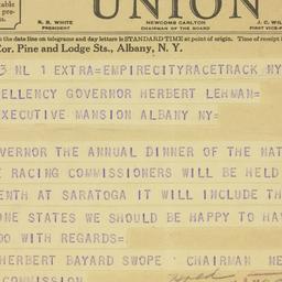 Telegram: 1937 July 24