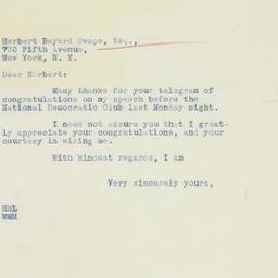 Letter: 1934 October 18