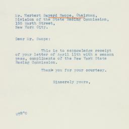 Letter: 1936 April 13