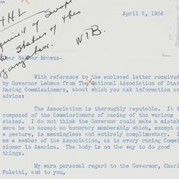 Letter: 1936 April 2