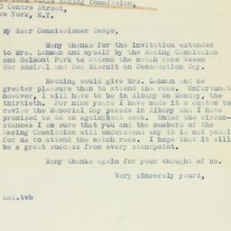 Letter: 1938 May 14