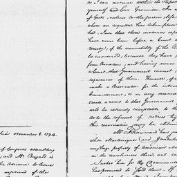 [Document, 1794 November 08]