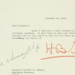Letter: 1933 December 19