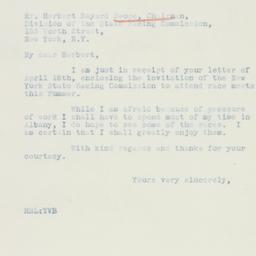 Letter: 1935 April 21