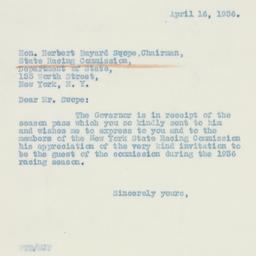 Letter: 1936 April 16