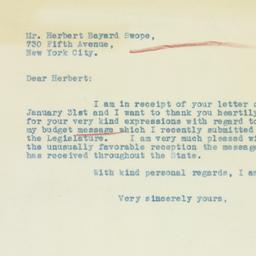 Letter: 1933 February 7