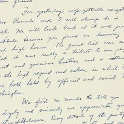 Letter: 1954 April 27