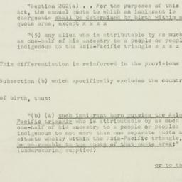 Letter: 1952 May 16