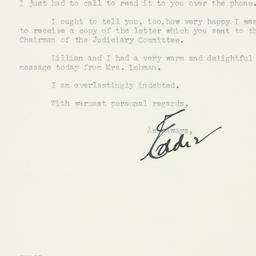 Letter: 1950 July 17