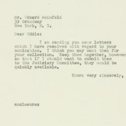 Letter: 1950 July 18